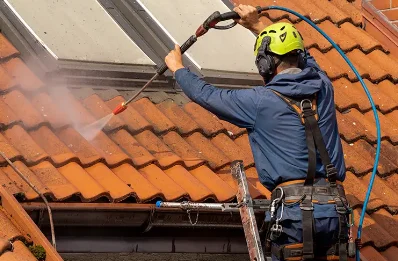Démoussage et hydrofuge de toiture à Vidai